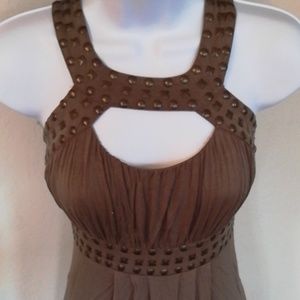 Kische brown maxi dress